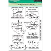 Penny Black Clear Stamps-Sympathy Sentiments 5X6.5