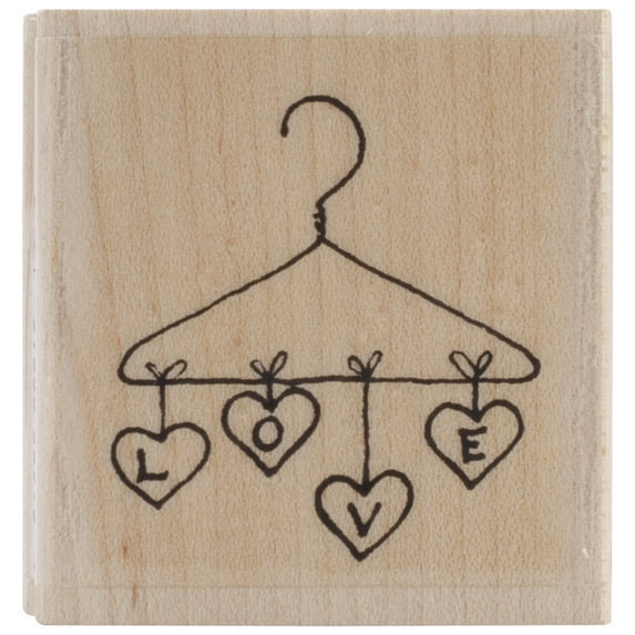 Penny Black Mounted Rubber Stamp 1.75"x1