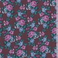 thumbnail image 1 of Penny Brown Floral Triple Georgette, Fabric Sold By the Yard, 1 of 1