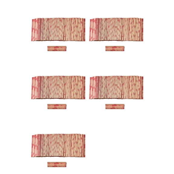Penny Coin Wrappers Penny Sleeves Flat Penny Rolls Wrappers 500PCS