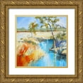 thumbnail image 1 of Penny, Craig Trewin 20x20 Gold Ornate Wood Framed with Double Matting Museum Art Print Titled - Summer Water 2, 1 of 4