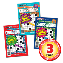Penny Dell Favorite Good Time Crosswords 3-Pack (Paperback)
