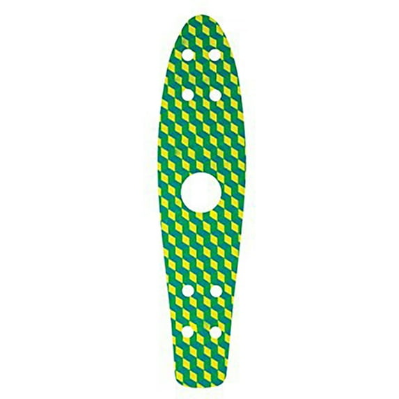 Penny Die Cut Original Skateboard Griptape,Yellow Cube,22"