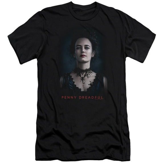 Penny Dreadful Vanessa Premium Adult Slim Fit 30/1 T-Shirt Black