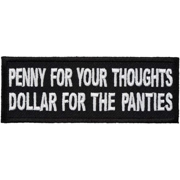 Penny For Your Thoughts Patch, Funny Patches