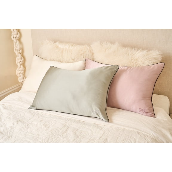 Penny & Lee Silk Copper Infused Viscose Pillowcase - Gray