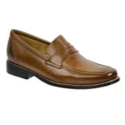 Penny Loafer Francesco Sandro Moscoloni Brown in Genuine Leather.