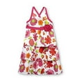 thumbnail image 1 of Penny M Sundress Infant & Toddler Girls White & Pink Floral Tiered Sun Dress 12m, 1 of 2