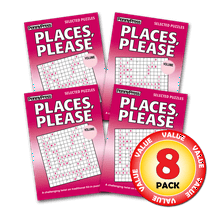 Penny Press Places Please Puzzles 8-Pack