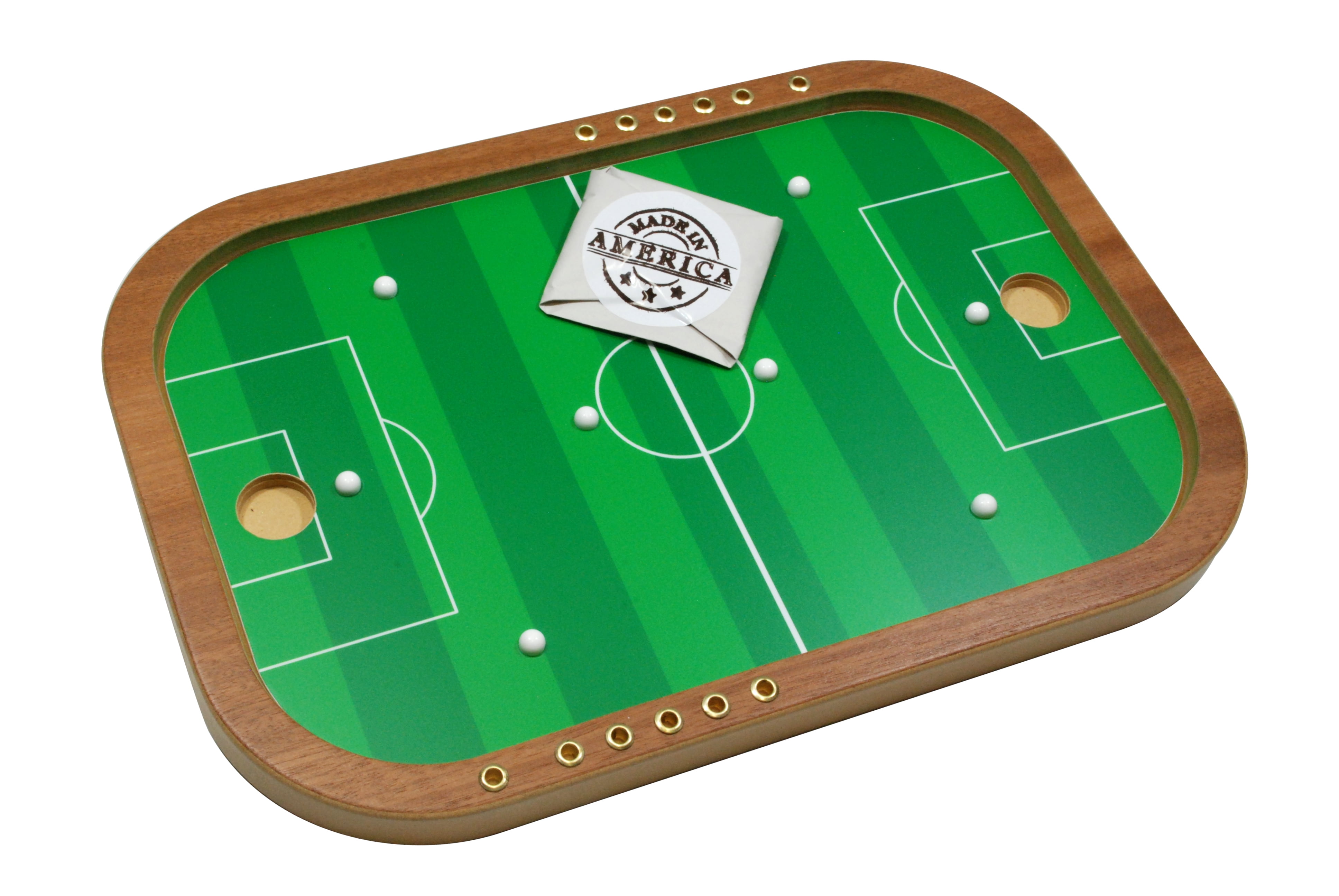 その他 Penny Soccer Large Wooden Game Penny Soccer Handcrafted Board Game from Across the Board