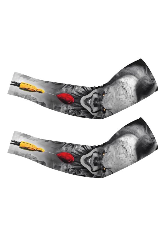 Penny-wise Arm Sleeve (Pack of 2) for Men & Women, Cooling Arm Sleeves Summer Sun Protection Arm Sleeves For Baseball Cycling Golf Running M