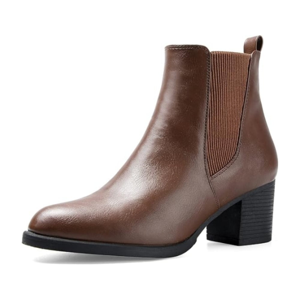 7284 Dark Brown Women's Chelsea Boots main image 1