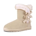 thumbnail image 1 of Pennysue Women Fashion Winter Boots Sand Mid-Calf Faux-Fur Lining Snow Boots 7M, 1 of 7