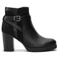 thumbnail image 1 of Pennysue Women's Chunky Heel Booties Black Zipper Ankle Booties Size 11, 1 of 6