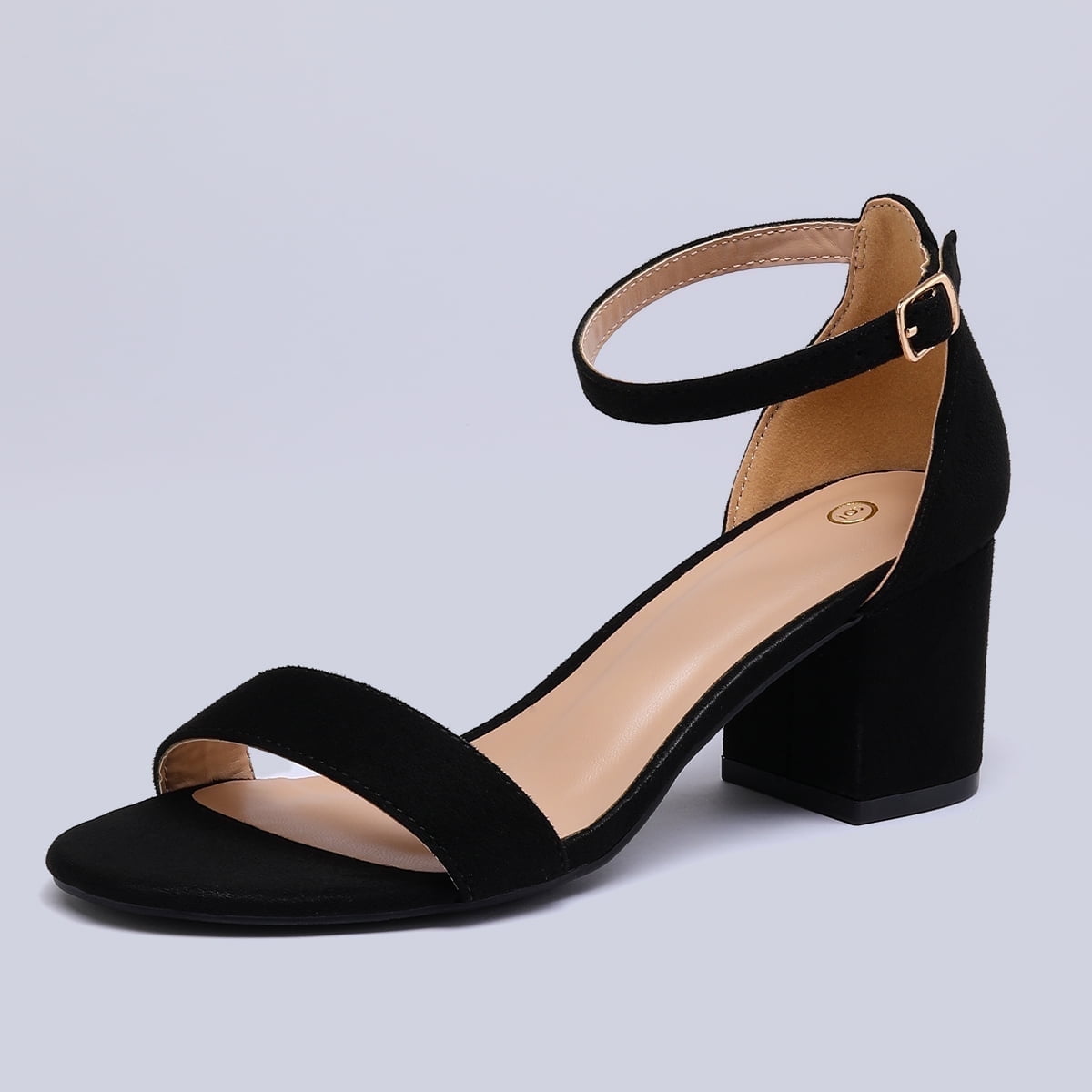 Pennysue Women's Comfortable Strappy Block Dress Sandals, Chunky