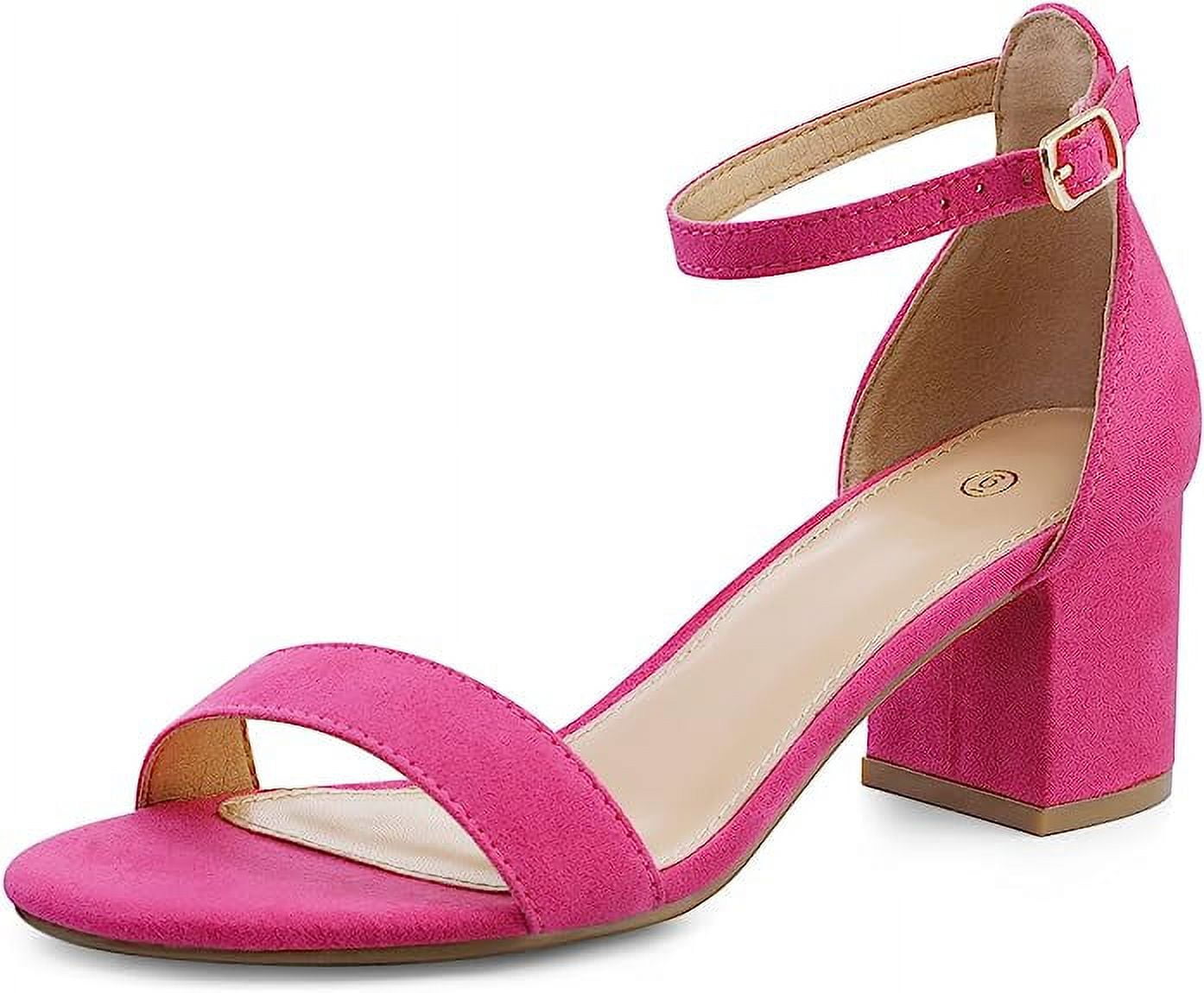 KATY PERRY Womens Pink Vanilla Scented Donut Detailing Ankle Strap