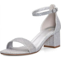 Women's Clear Heels Shoes, Crystal Rhinestones Slingback Wedding Shoes ...