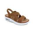 thumbnail image 1 of Pennysue Women's Summer Brown Strap Elastic Air Cushion Sports Sandals Size 9, 1 of 7