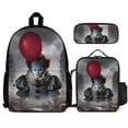 thumbnail image 1 of Pennywise 3 Pcs Backpack Set, Large Capacity Bookbags Casual with Crossbody Lunch Bag and Portable Pencil Bags, 1 of 6