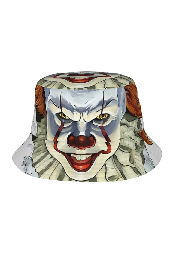 Pennywise Bucket Hat Beach Sun Hat For Women Men, Beach Caps Reversible Lightweight Outdoor Cap For Beach Travel Headwear