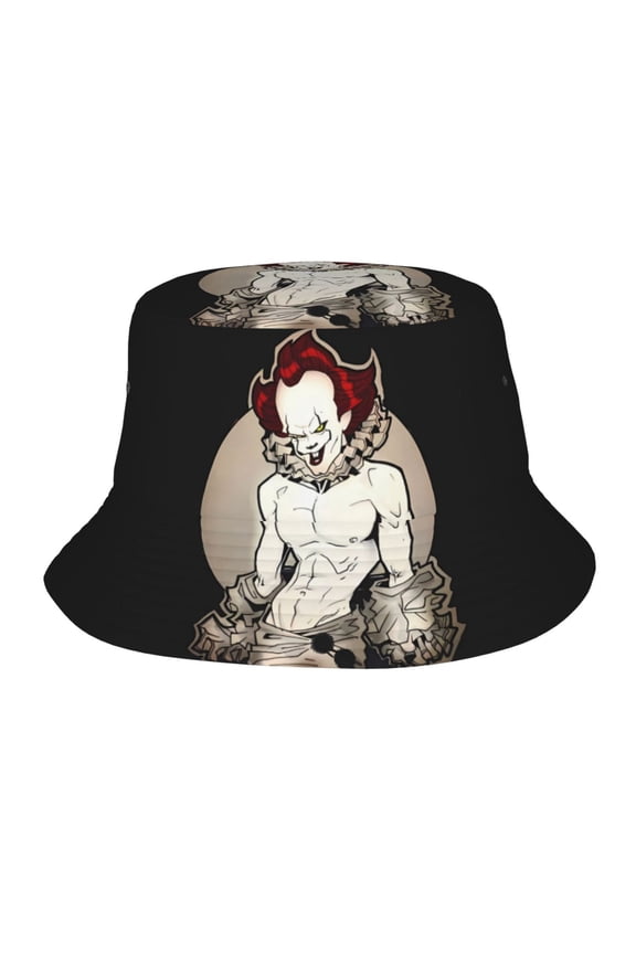 Pennywise Bucket Hat Beach Sun Hat For Women Men, Beach Caps Reversible Lightweight Outdoor Cap For Beach Travel Headwear