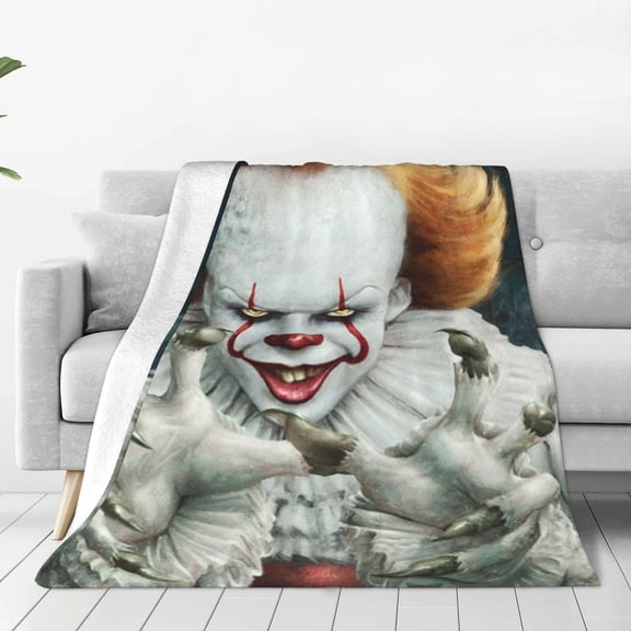 Pennywise Dancing Clown Ultra-Soft Micro Fleece Blanket Cozy Blanket Thick Warm Plush Throw Blanket Sofa Cushion