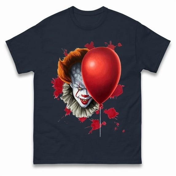 Pennywise Halloween t shirt,Navy Color,Size 2XL