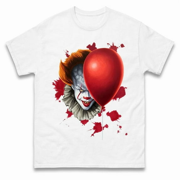 Pennywise Halloween t shirt,White Color,Size L