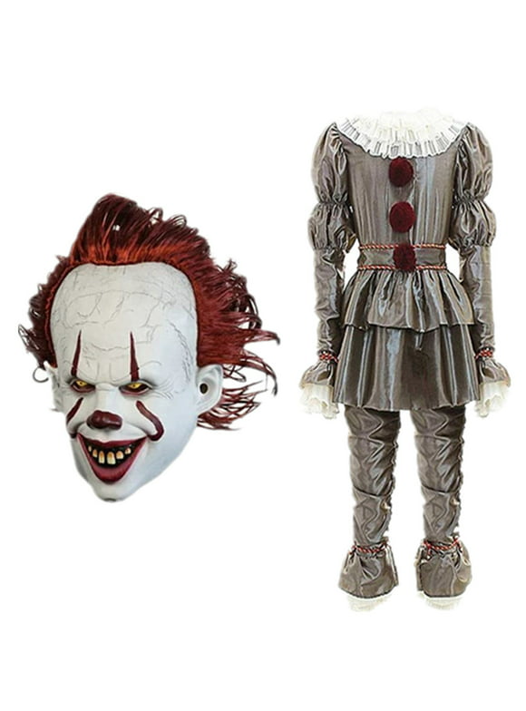 Pennywise IT Costume Size XL Adult(includes headgear)