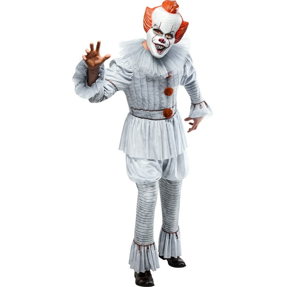 It Pennywise Costume for Adults by Rubies, Mens Small (Size 28-30)