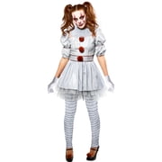 Pennywise It Halloween Costume for Adults, Women's Size S (4/6), by Rubies