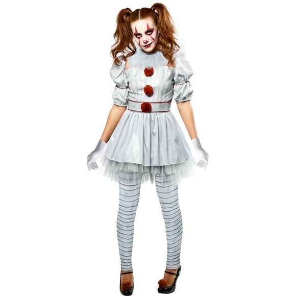 It Pennywise Costume for Adults by Rubies, Womens Small (Size 4-6)
