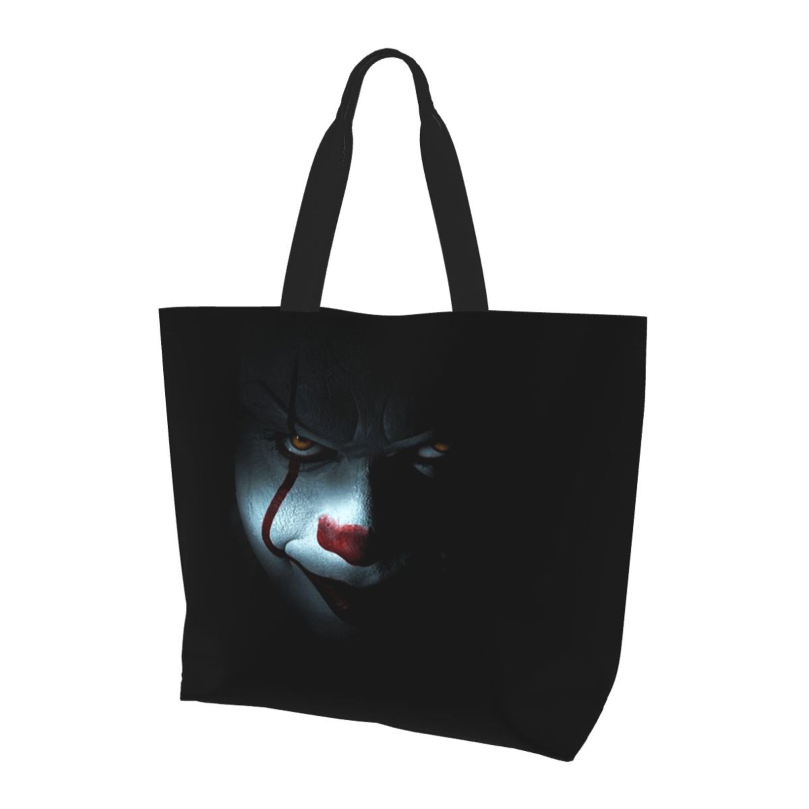 IT Pennywise 'Come Home' Reusable Grocery Tote Bag - Large Size, Officially Licensed Warner Bros Merchandise