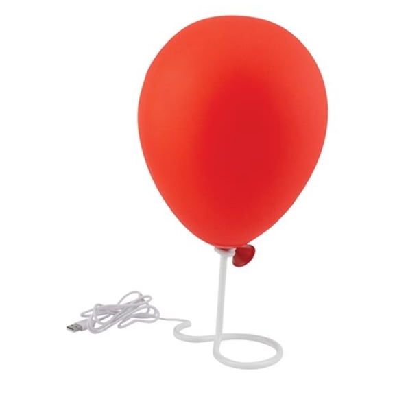 Paladone Pennywise Officially Licensed Red Balloon Lamp Horror Movie IT Fan Decor - Moody and Halloween Classic Accent Lamp