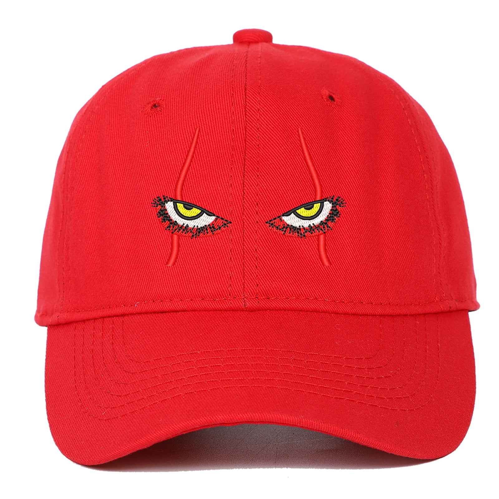 Pennywise scary eyes scary clown eyes embroidered baseball cap visor