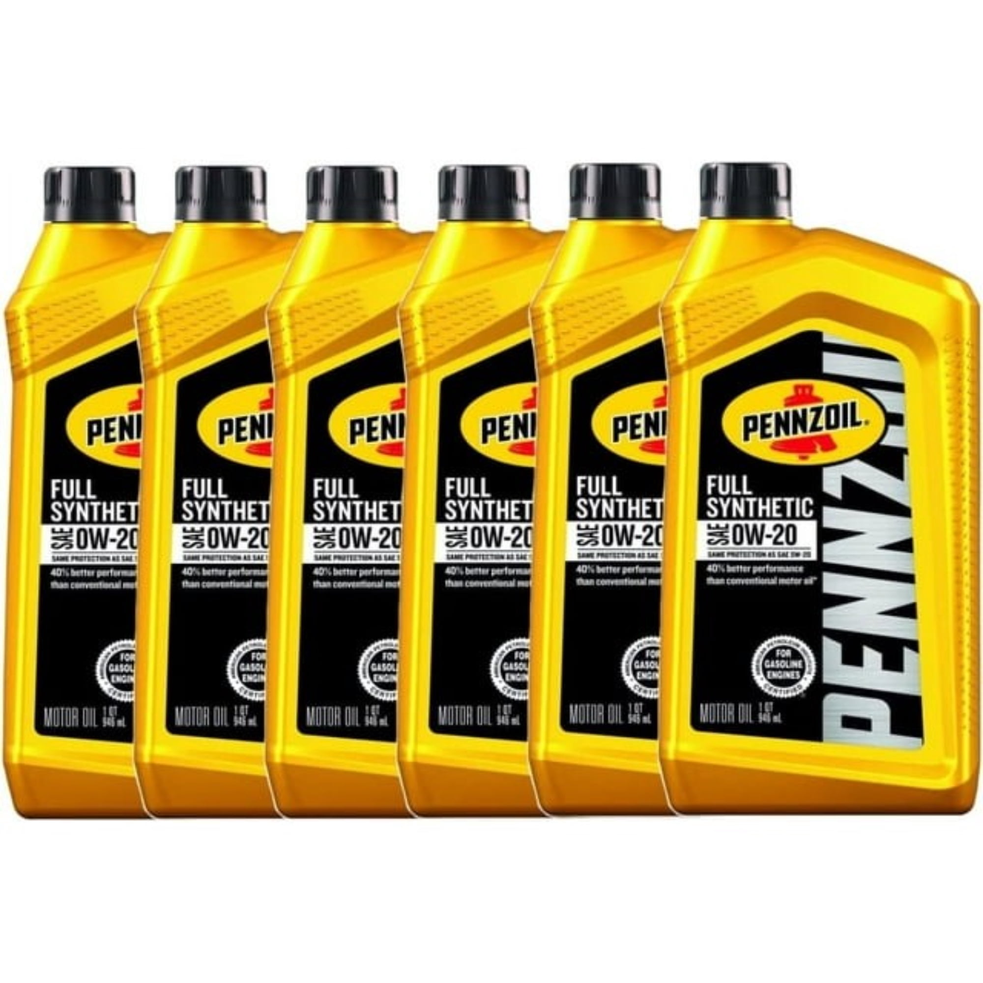 Pennzoil 550058594 0W-20 Gasoline Full Synthetic Motor Oil 1 qt