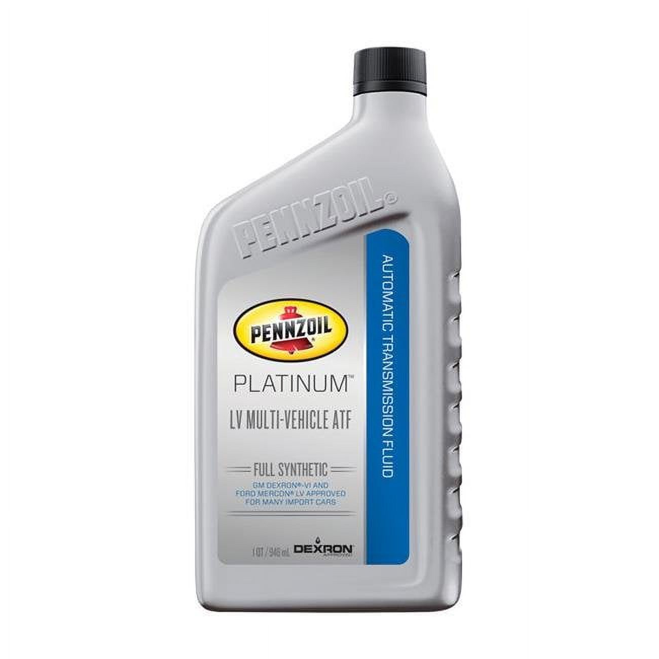 Pennzoil 1 qt Platinum LV MultiVehicle Automatic Transmission Fluid