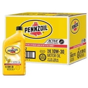 Pennzoil 550022792-12PK 10W-30 Motor Oil - 1 Quart Pack of 12