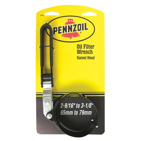 Pennzoil 19432 Swivel Head Oil Filter Wrench, 2-9/16" - 3-1/8"