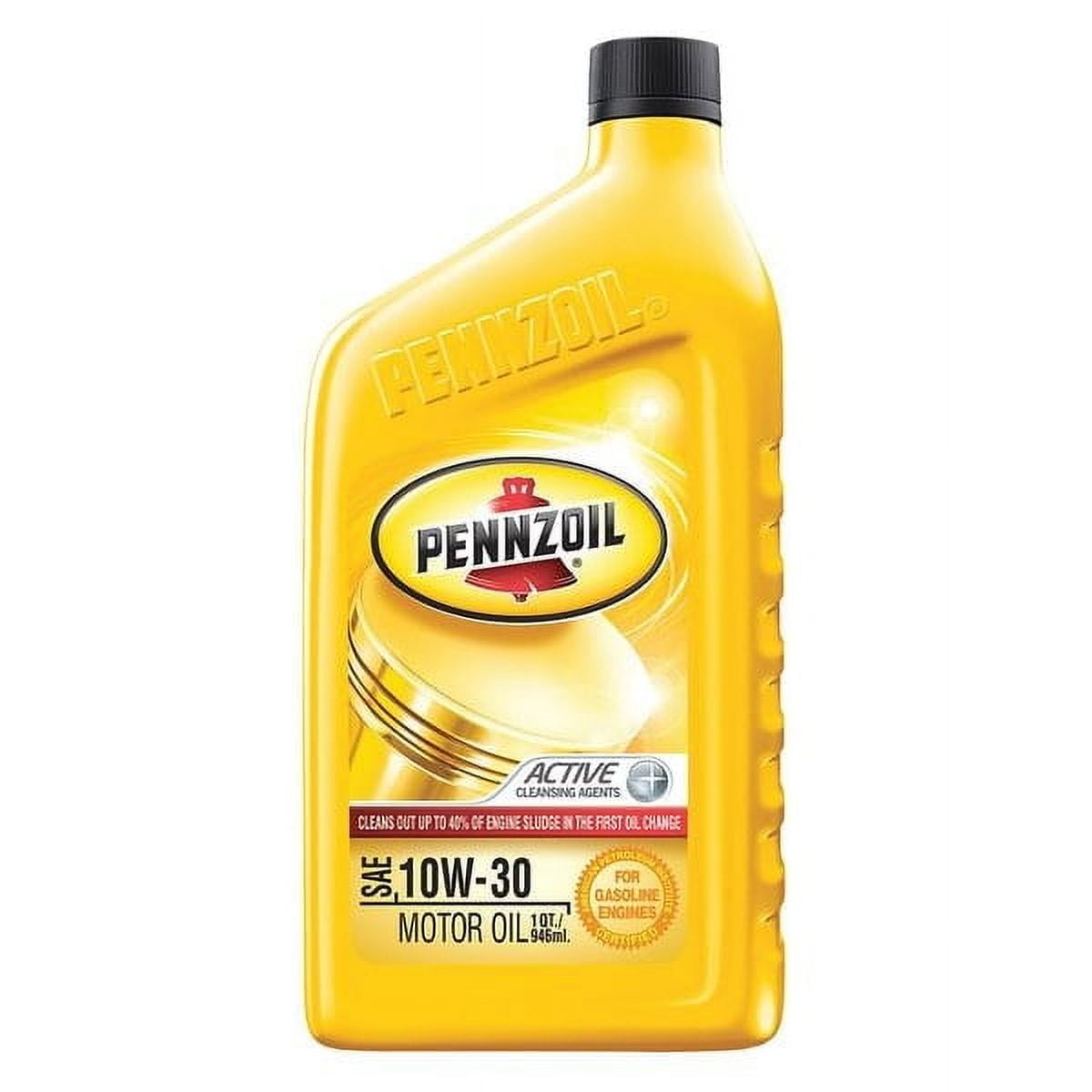 Pennzoil 4-cycle Conventional Motor Oil 10W-30, 1 qt