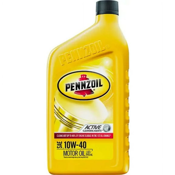 Pennzoil 550035160/3653 Motor Oil, 10w-40 Quart Bottle (Case of 6)