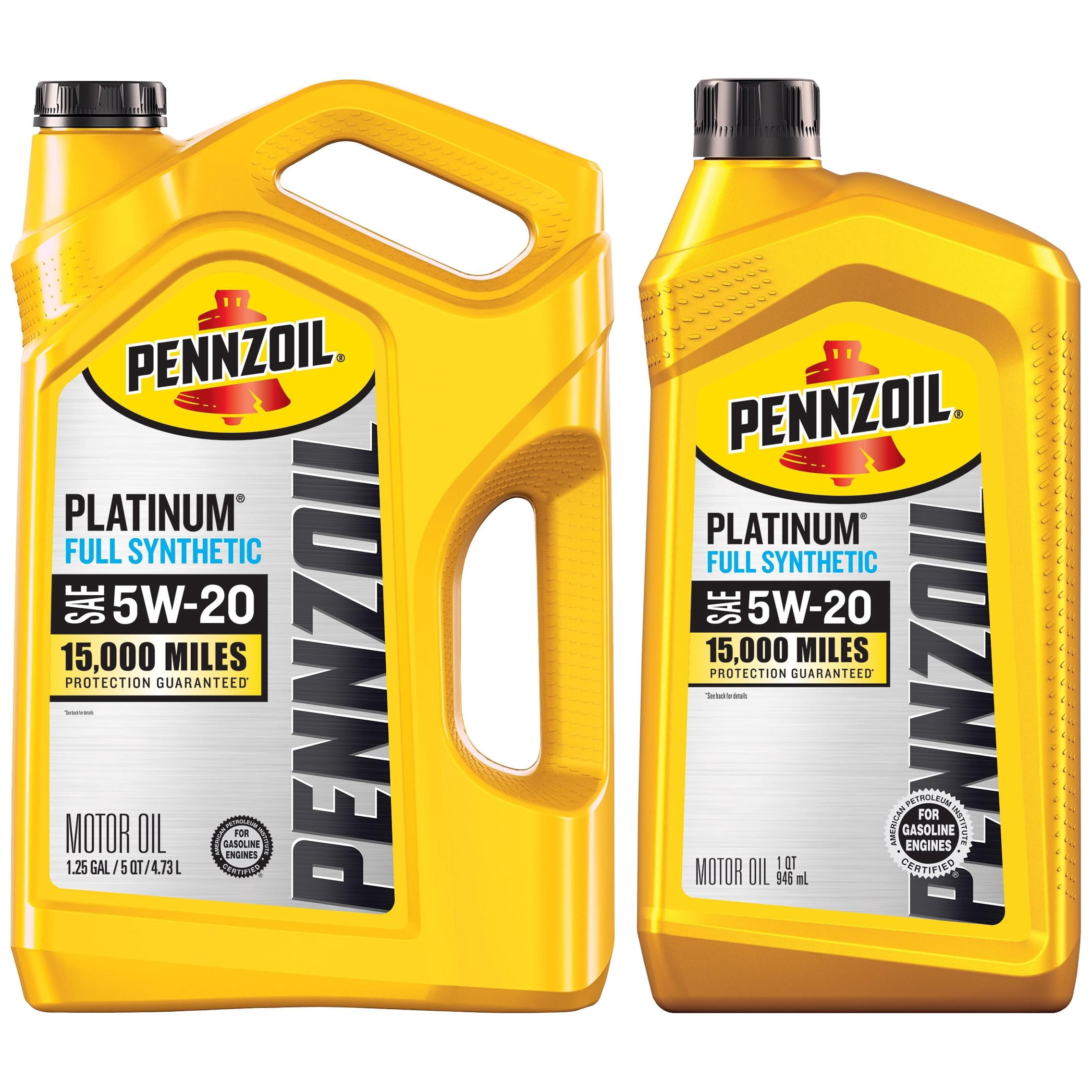 Pennzoil 5W-20 Synthetic 5 Quart Plus BONUS Quart