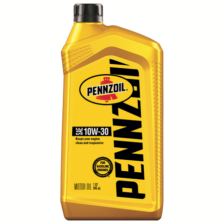 Pennzoil Conventional 10W-30 Motor Oil, 1-Quart