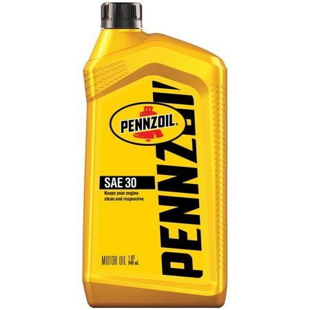 Pennzoil Conventional 30W Motor Oil, 1-Quart