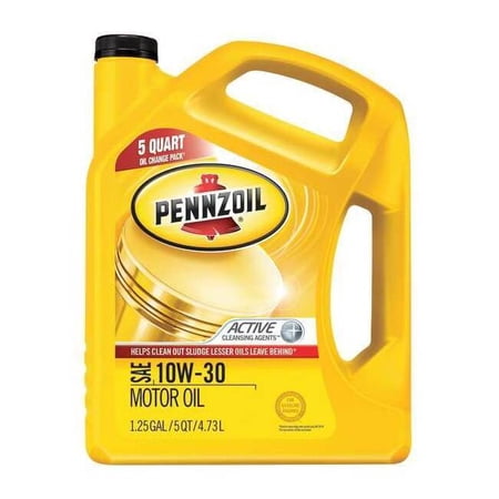 Pennzoil Conventional Active Cleansing Technology Motor Oil 10W-30, 5 qt