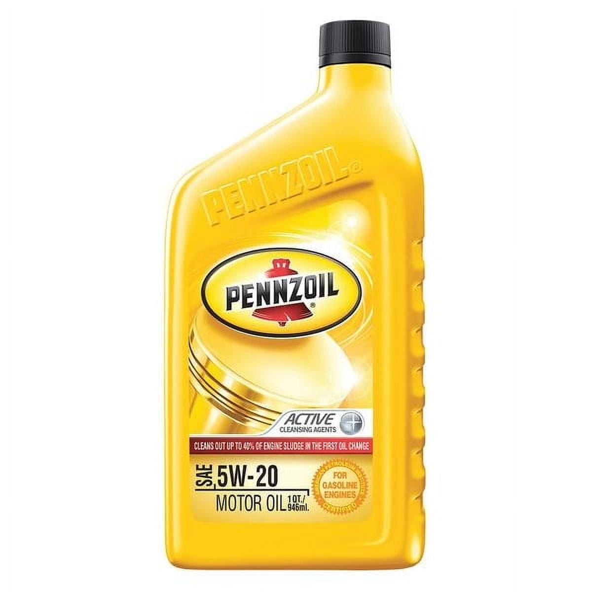 Pennzoil Engine Oil,5W-20,Conventional,1qt PENZ520