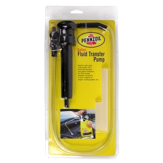 Pennzoil Fluid Transfer Pump, Gallon, 36671 - Durable Plastic Construction, Easy Fluid Dispensing