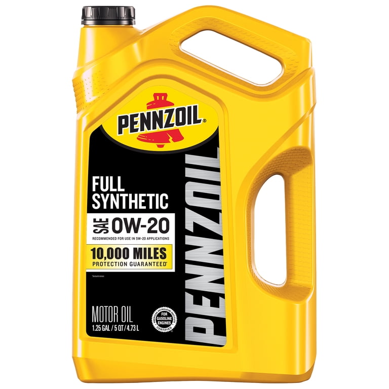 全国送料無料 PENNZOILペンズオイル プラチナム 0W-20 Pennzoil Full Synthetic 0W-20 Motor Oil, 5 Quart - Walmart.com