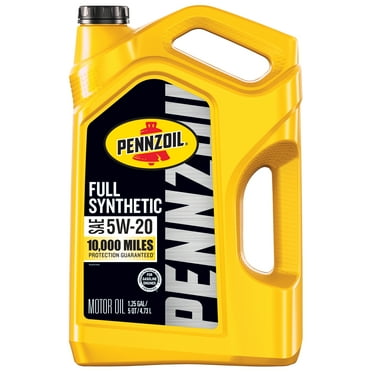 Pennzoil Full Synthetic 5W-20 Motor Oil, 5 Quart