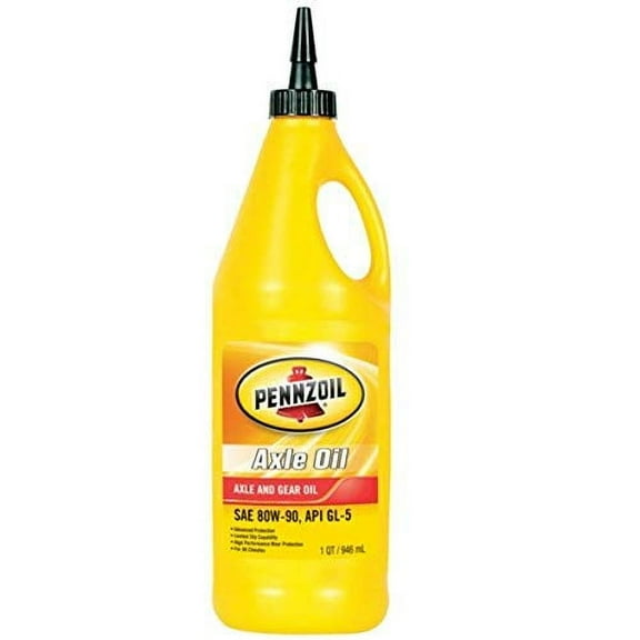 Pennzoil Gear Plus SAE 80W-90 Automotive Gear Oil Bottle, 1 Quart